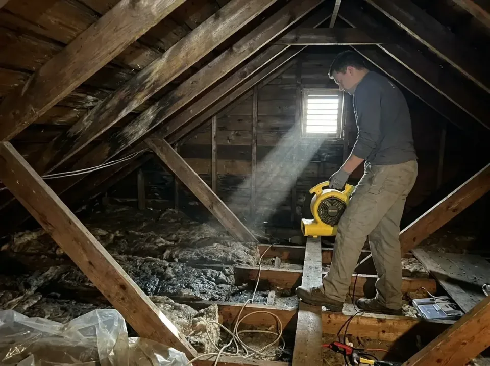 attic-water-damage-drying-proc-007 — frequently asked questions, Emergency Water Extraction & 24/7 Flood Response in Karnes…